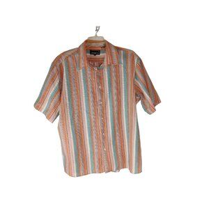 Pronti Collection by Phita Mens 3XL Shirt Short Sleeve Button Up